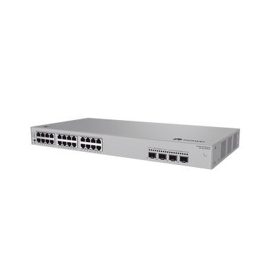 Switch de Acceso Gigabit Administrable PoE Capa 2+ / 24 puertos 10/100/1000 Mbps (PoE) / 2 Puertos 2.5GE SFP + 2 Puertos 10GE SFP+ Uplink  / ERPS / Rutas Estáticas / PoE Perpetuo / 400 W / Administración Nube Gratis