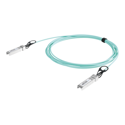 Cable AOC SFP+ de 1&10 Gbps a 1&10 Gbps / Cable de fibra óptica Activo / Longitud: 2 metros