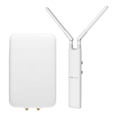 Punto de Acceso Mesh Wi-Fi 5 802.11ac Sectorial 90° IP65, Compacto con Antena Externa