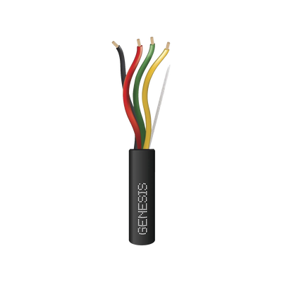 Bobina de Cable de 305m 4 x 14 AWG / Cable DIRECT BURIAL / Color Negro