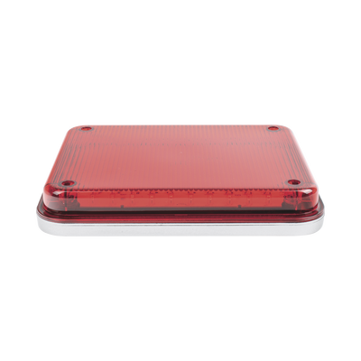Luz de Advertencia de 9X7", Color Rojo, Ideal para Ambulancias