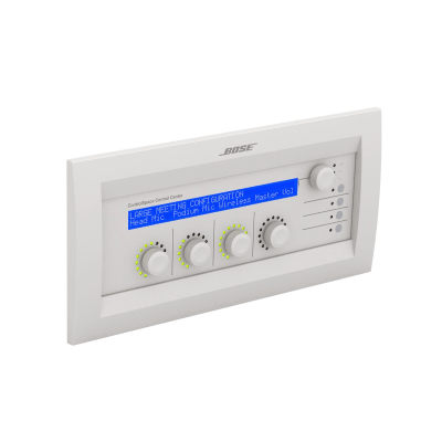 Panel de Control Digital | 4 Perillas de Volumen | Asignación | Pantalla LCD | Para Series ControlSpace y PowerMatch