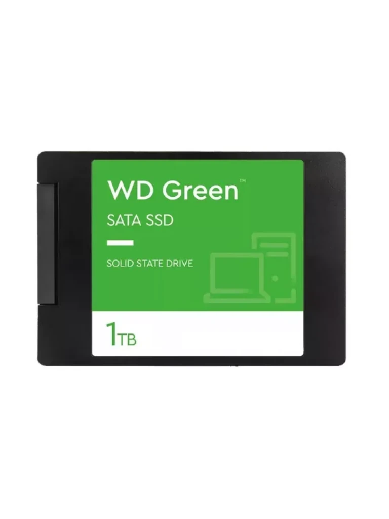 SANDISK WDS100T5G0A - GREEN / Disco Duro Interno SSD 1TB, SATA III, 6 GB/s, 2,5/7 mm, hasta 545 MB/s