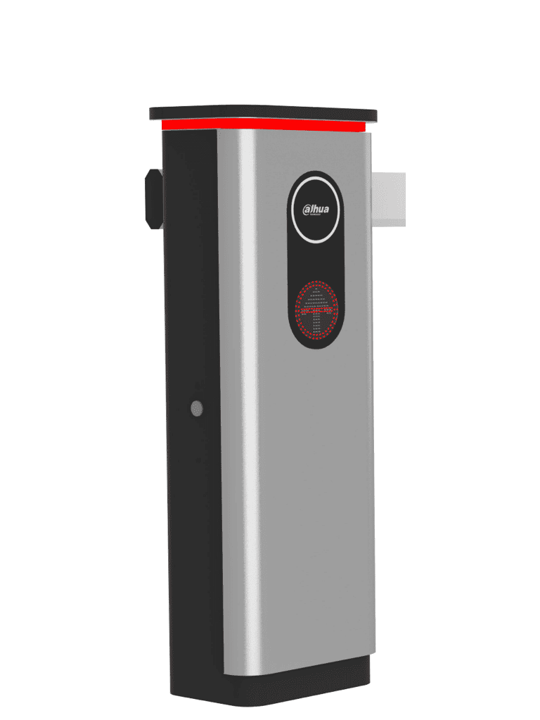 DAHUA DHI-IPMECD-2067 - Barrera Vehicular con LED/ Compatible con Brazo Cilíndrico de 4 Metros / 6 millones de ciclos  / Control remoto hasta 50m / Sin resorte / 2000 RPM / Motor CC sin escobillas / NO INCLUYE BRAZO/