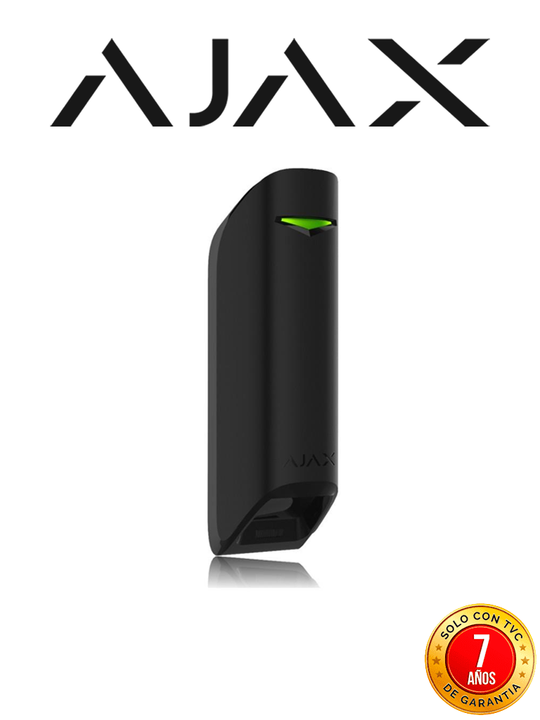 AJAX MotionProtect Curtain B - Detector de movimiento de ángulo estrecho para uso en interiores. Color Negro (28300.36.BL3)