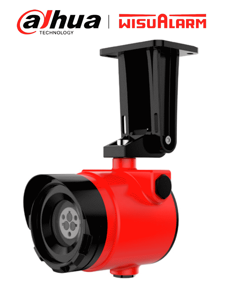 DAHUA WISUALARM DHI-HY-IF43DA-EX-GYXF - Detector de flama punto infrarrojo, RS 485, Salida de relevador, Algoritmo de procesamiento FFT, Tiempo de respuesta <10 segundos, 24 V CC
