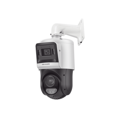 [TandemVu] Domo PTZ IP 4 Megapixel con Cámara Fija 4 Megapixel / 15X Zoom / 100 mts IR / IP66  / ACUSENSE / PoE+ / Entrada-Salida de Audio y Alarma / Ultra Baja Iluminación / Micro SD