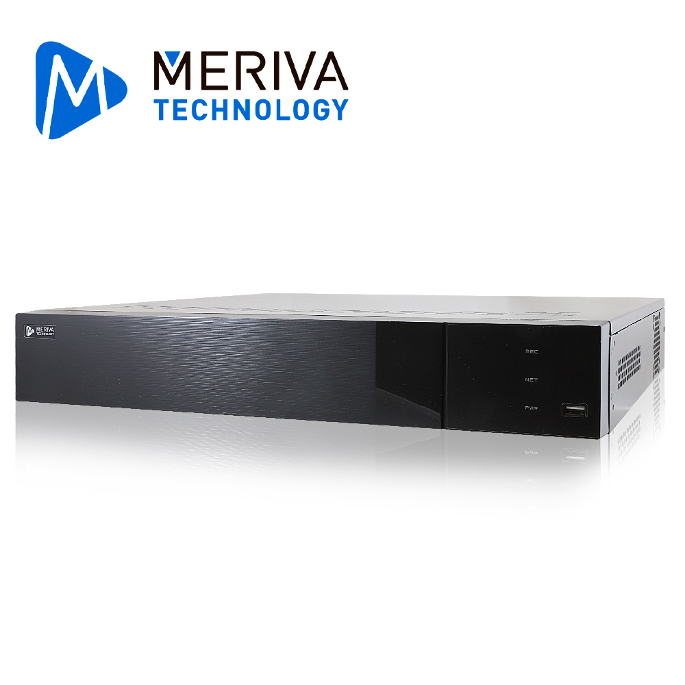 NVR 16 CH IP 4K MERIVA TECHNOLOGY MAIN-1616A / 16 PUERTOS POE / ONVIF / RECONOCIMIENTO FACIAL / LPR / MIA 2.0 INTELIGENCIA ARTIFICIAL / 2 SALIDA HDMI 4K + 1 VGA SIMULTANEAS / 4 HDD / H.265 SMART / P2P CLOUD N9000 / FACE TRACKING