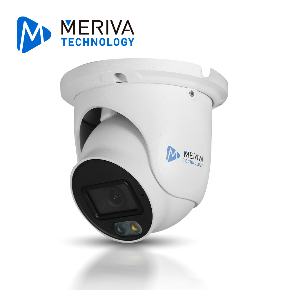 CAMARA IP TURRET MERIVA TECHNOLOGY MTD-202FS4D / 2MP / H.265+ / 2.8MM / ILUMINACION DUAL (20 - 30M IR / LUZ CALIDA) / IP67 / METALICA / 12 VCD / POE / SOPORTA MICRO SD HASTA 256 GB (NO INCLUIDA) / ENTRADA DE AUDIO / MICROFONO INTEGRADO / MIA 2.0 / ONVIF