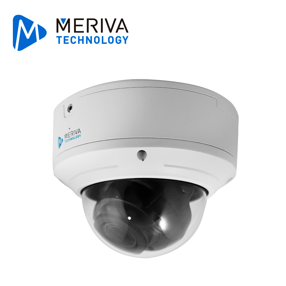 CAMARA IP DOMO MERIVA TECHNOLOGY MVD-EB600ZA / 6MP / H.265+ / LENTE MOTORIZADO 2.8 - 12MM / 30 - 50M IR / IP67 / IK10 / METALICA / 12 VCD / POE / SOPORTA MICRO SD HASTA 256 GB (NO INCLUIDA) / 1 ENTRADA + 1 SALIDA DE AUDIO / 1 ENTRADA + 1 SALIDA DE ALARMA
