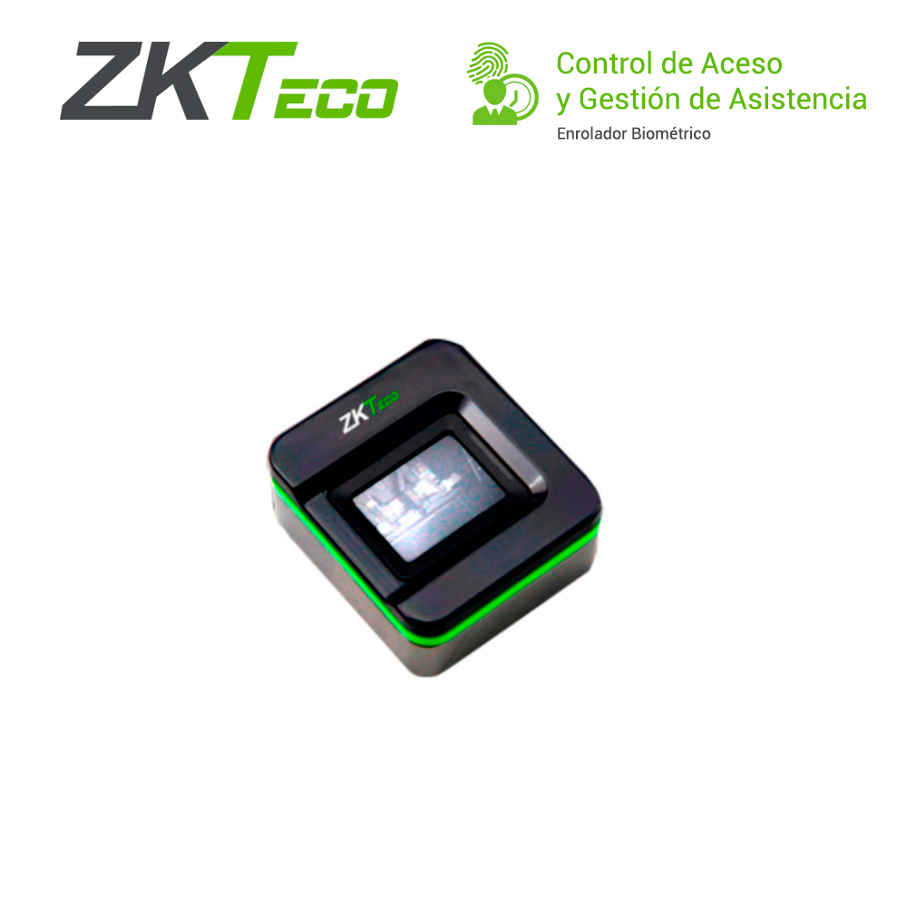 ENROLADOR BIOMETRICO USB ZKTECO SLK20R COMPATIBLE CON ZKBIO CVSECURITY, ZKBIO CVACCESS, BIOTIME PRO, REGISTRA HUELLAS CON TECNOLOGIA SILKID *SDK SIN COSTO*