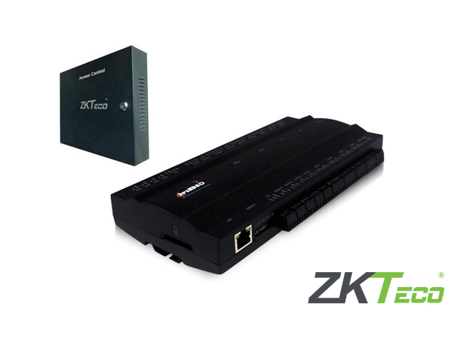 PANEL DE CONTROL DE ACCESO AVANZADO ZKTECO INBIO460BOX KIT GABINETE Y FUENTE DE ALIMENTACION / 4PUERTAS / 4LECTORAS / WG / 8-LECTORAS-RS485 / 3000HUELLAS / 30,000 TARJETAS / 100,000REGISTROS TCPIP / RS485 / 4 ENTRADAS Y SALIDAS AUX