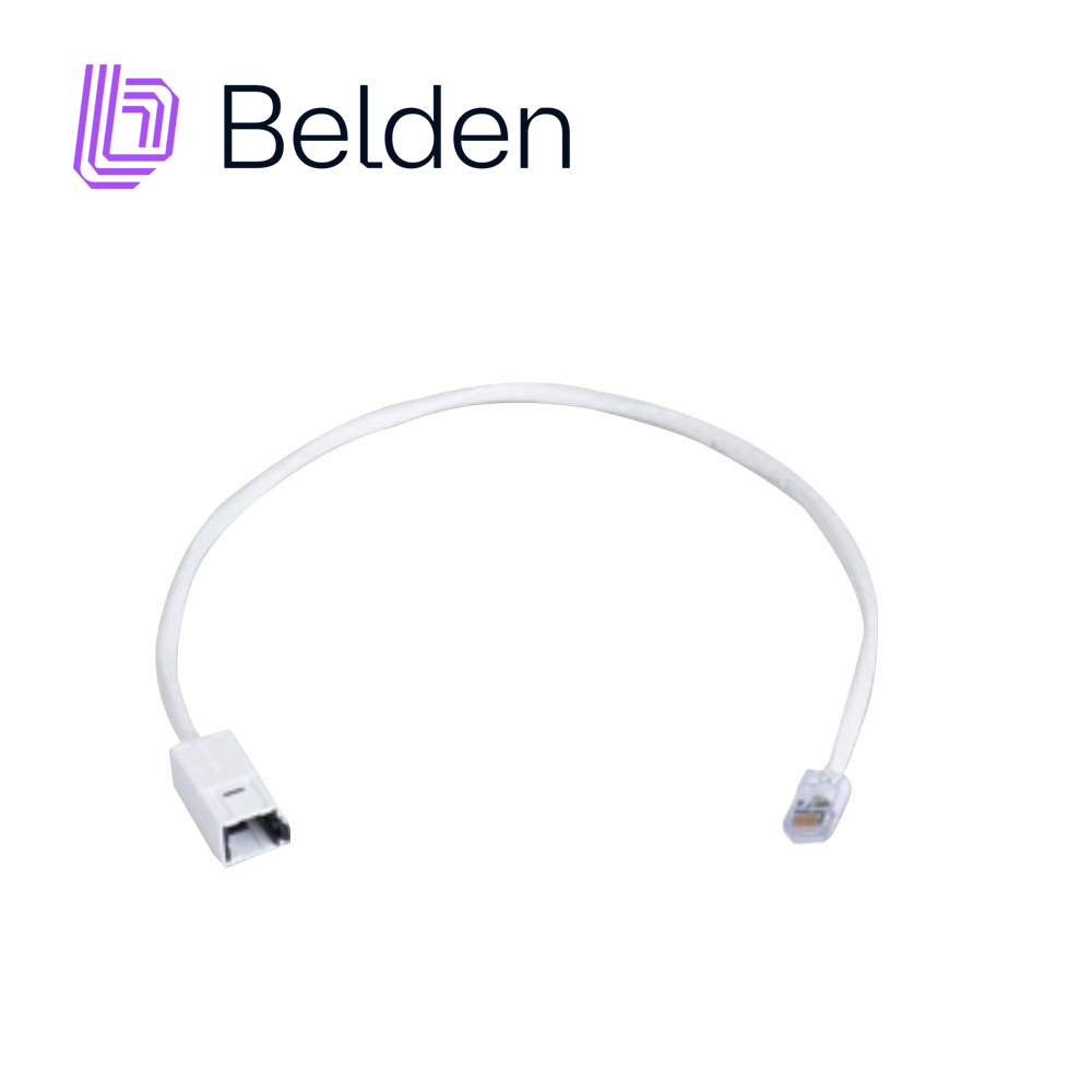 REVCONNECT FLEXPLUG CAT 6 BELDEN RV6FFPUEW18-S1 BLANCO T568A/B-T568A/B