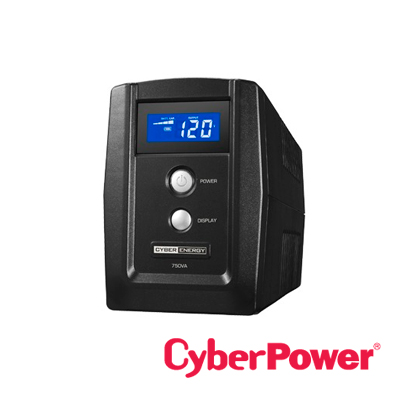 NO BREAK UPS TIPO TORRE OM750ATLCD CYBERPOWER 750VA/300WATTS/DISPLAY/ 3 CONTACTOS CON RESPALDO DE BATERIA Y SUPRESION DE PICOS/ 3 CONTACTOS CON SUPRESION DE PICOS/LINEA INTERACTIVA/GREEN POWER/ PUERTOS RJ45/ USB PARA ADMINISTRACION LOCAL