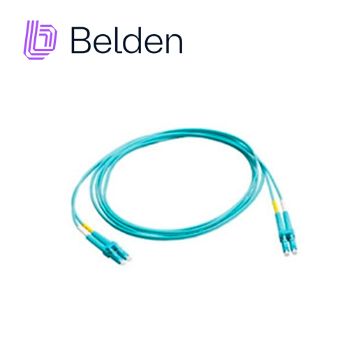 JUMPER DE FIBRA OPTICA BELDEN FP3SDSD003M FORRO PVC COLOR AQUA FLAMABILIDAD OFNR RISER TIPO DE FIBRA MULTIMODO OM3 50