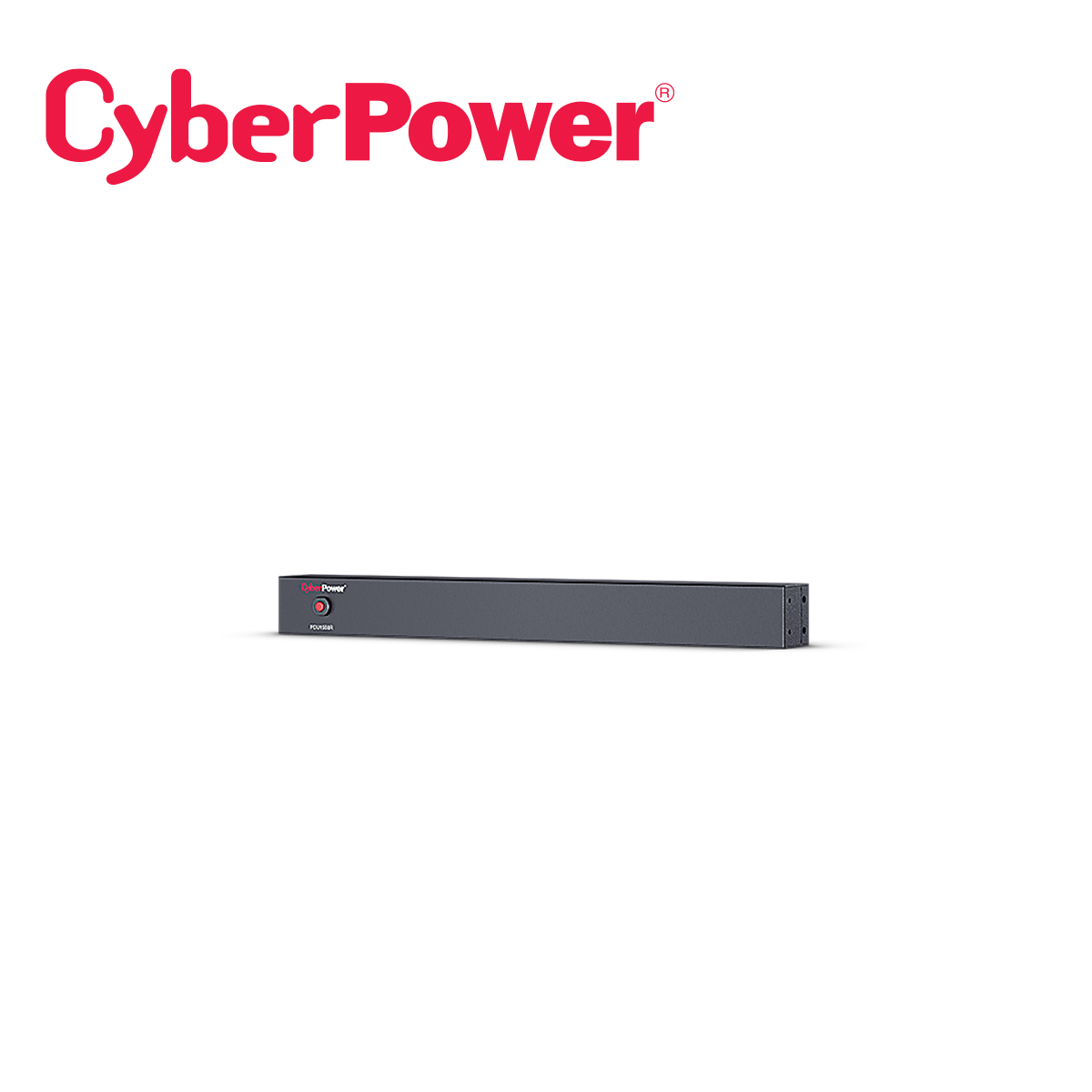 PDU CYBERPOWER PDU15B8R BASICO PARA DISTRIBUCION DE ENERGIA 8 CONTACTOS NEMA 5-15R 1UR 15 AMP 120 VCA